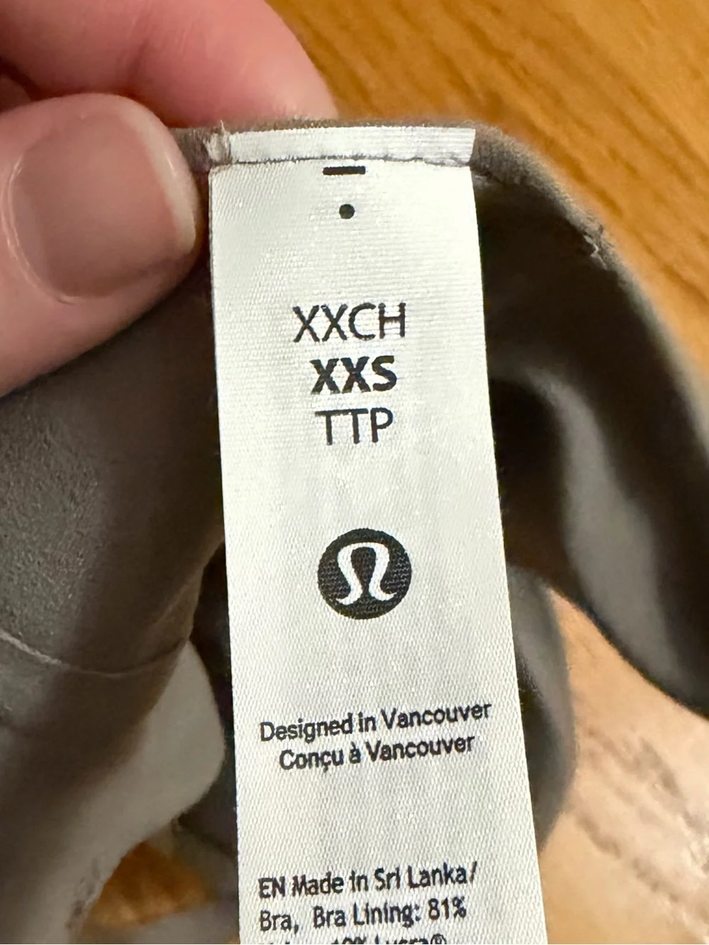 NWOT Lululemon Focuser Bra size XXS C/D